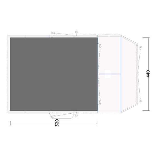 additional image for Outwell Knoxville 7SA Tent Footprint Groundsheet