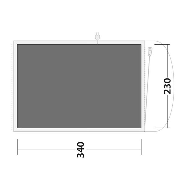 additional image for Outwell Oakwood 3 Tent Footprint Groundsheet