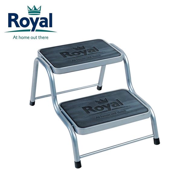 Royal Deluxe Double Steel Caravan Steps