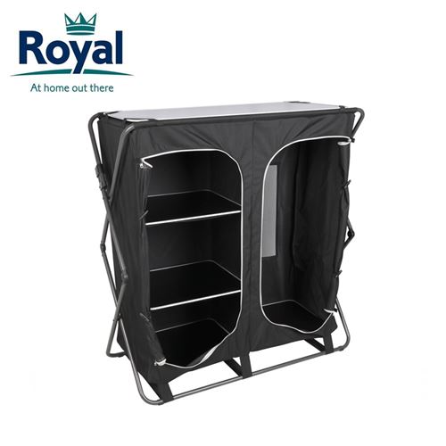 Royal Easy Up Folding Portable Camping Wardrobe Caravan Storage