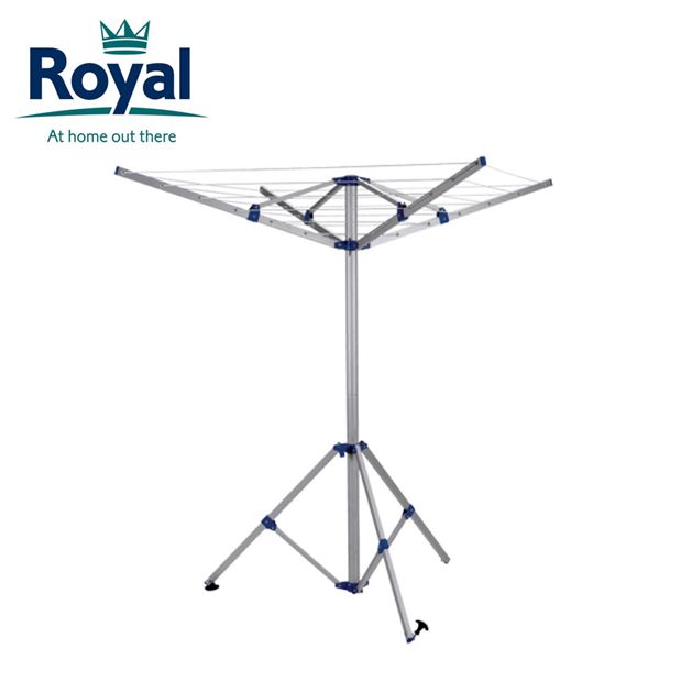 Royal 4 Arm Portable Aluminium Rotary Airer