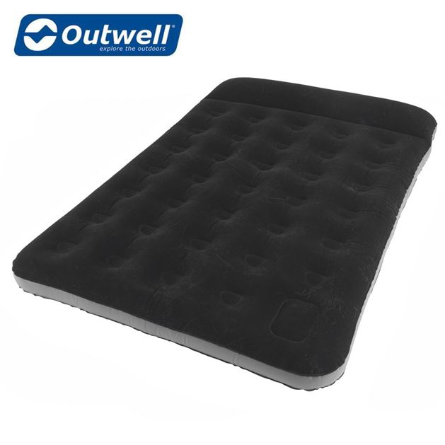 Outwell Flock Classic Double Airbed With Built In Pillow