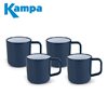additional image for Kampa Midnight Blue 4 Piece Melamine Mug Set