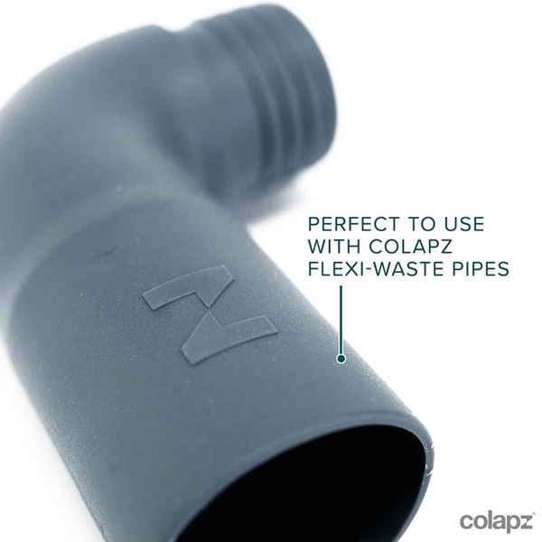 additional image for Colapz Flexi Waste Pipe Double Adaptor