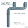 additional image for Colapz Flexi Waste Pipe Double Adaptor