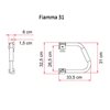 additional image for Fiamma Security 31 & 46 Caravan Door Handle