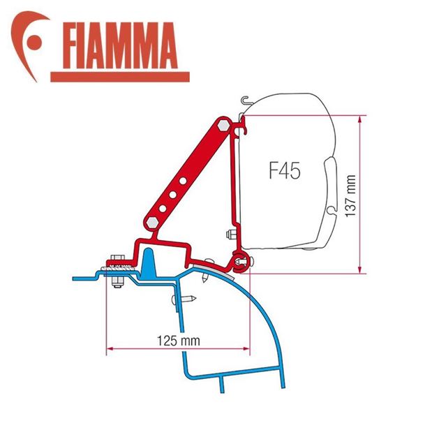 Fiamma Bracket Kit Renault Master 98 - 98655-681