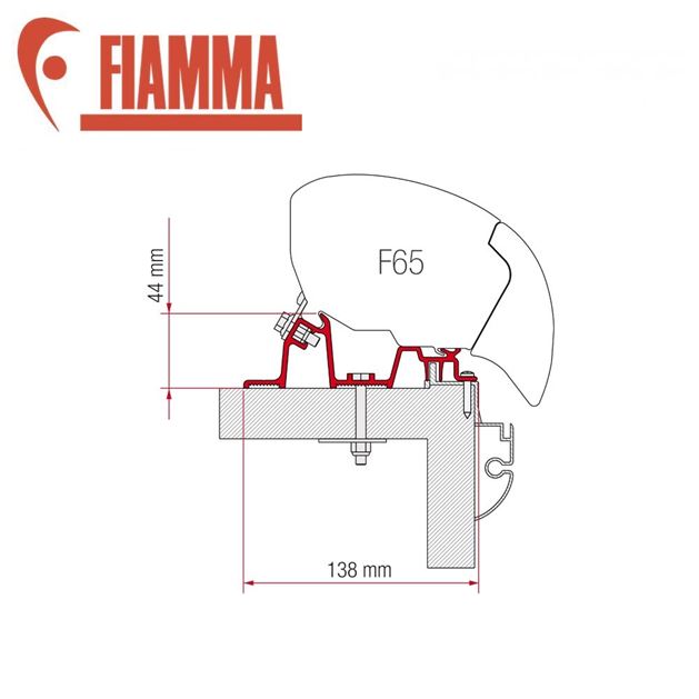 Fiamma F65 Awning Adapter Kit - Hobby Premium