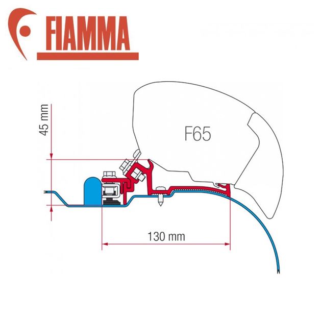 Fiamma F65 Awning Adapter Kit - Iveco Daily H2