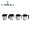 additional image for Flamefield Granite Grey 4 Piece Stackable Mug Set
