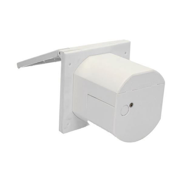 additional image for Flush Fitting Mains Inlet Socket White or Black
