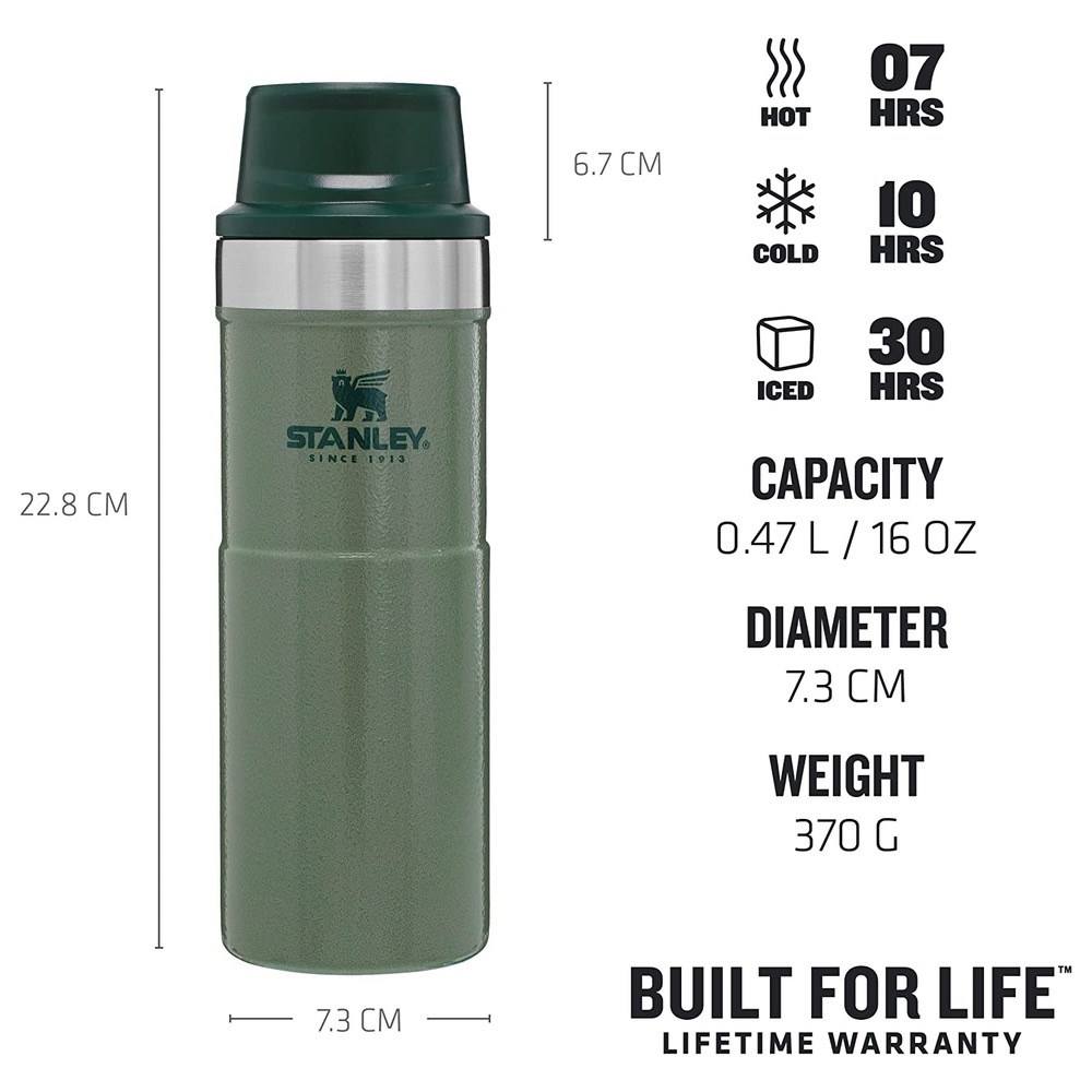 Classic　Action　470ml　Purely　Outdoors　Travel　Trigger　Stanley　Mug