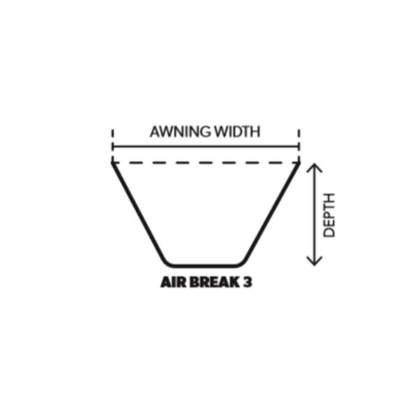 additional image for Dometic AIR Break Pro 3 Windbreak - 2024 Model