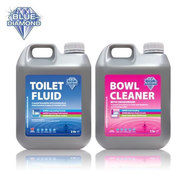 Blue Diamond Chemical Toilet Fluid Twin Pack