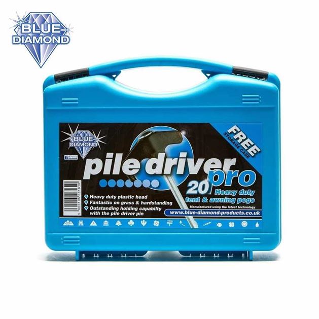 Blue Diamond Pile Driver Pro - 20 Tent & Awning Pegs