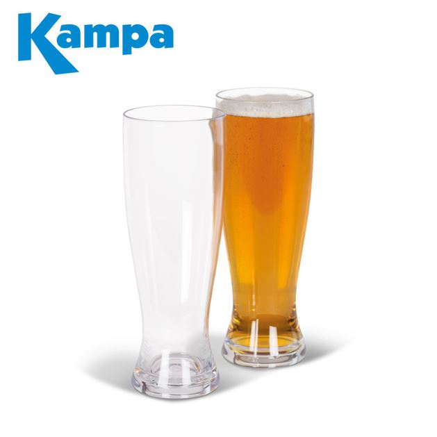 Kampa Pack Of 2 Polycarbonate Beer Glasses