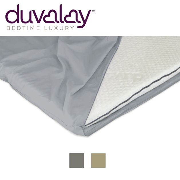 Duvalay Zipped Sheet For Travel Topper - 2.5cm - All Sizes
