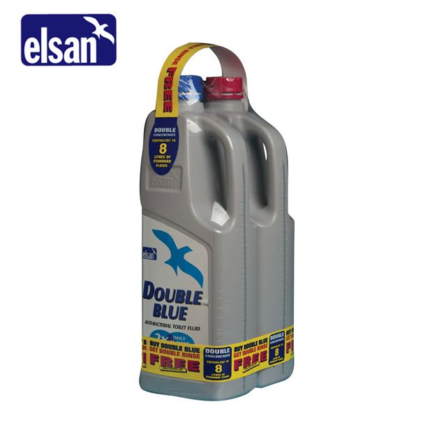 Elsan Double Pack 2 Litre Blue & Pink Toilet Fluid