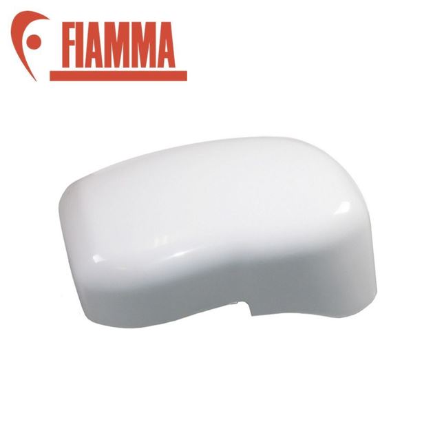 Fiamma F45iL Left Hand End Cap Polar White