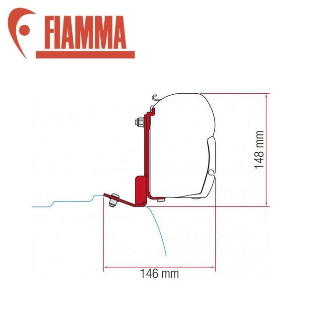 Fiamma F45 Awning Adapter Kit - Ford Custom