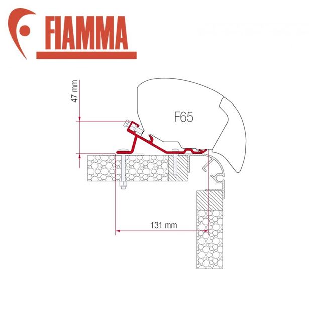 Fiamma F65 Awning Adapter Kit - Bailey