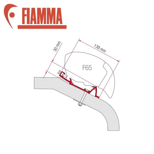 Fiamma F65 Awning Adapter Kit - LMC