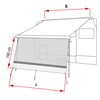 additional image for Fiamma Sun View XL Front Panel Blocker