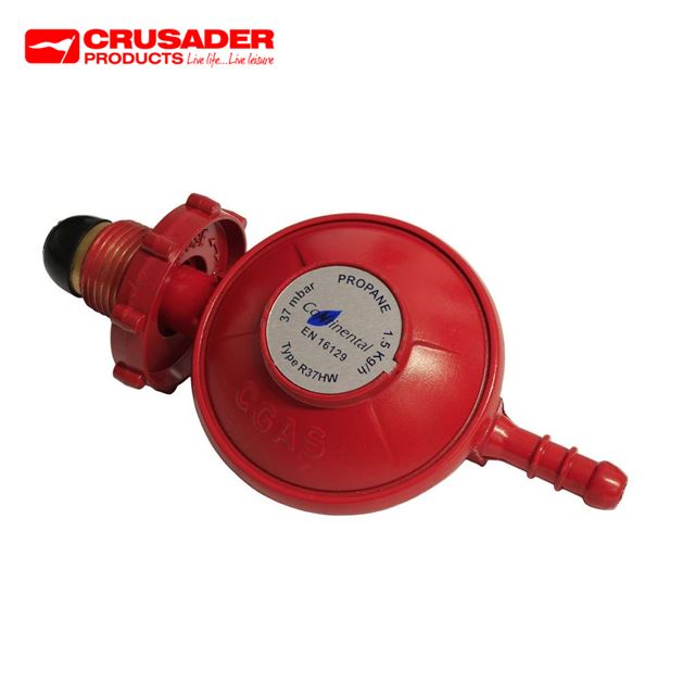 Crusader 37mbar Propane Regulator With Hand Wheel