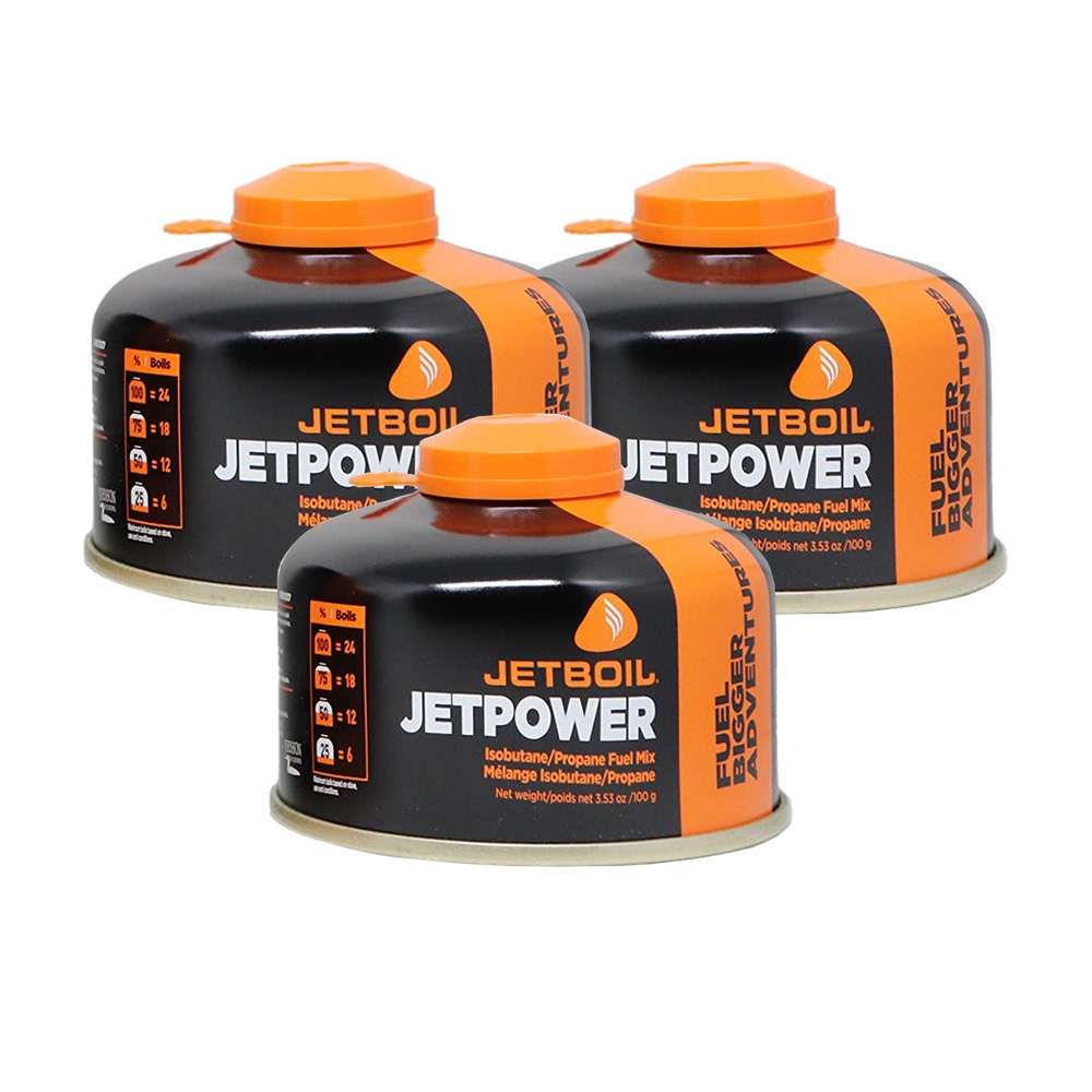 Jetboil Jetpower Gas Cartridge 100g, 230g, 450g | Purely Outdoors