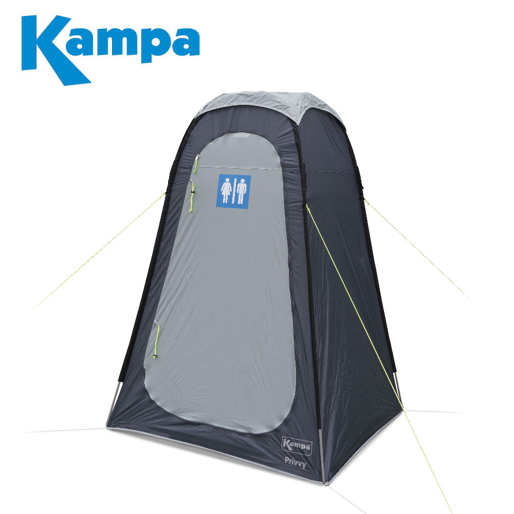 Canvas toilet outlet tent