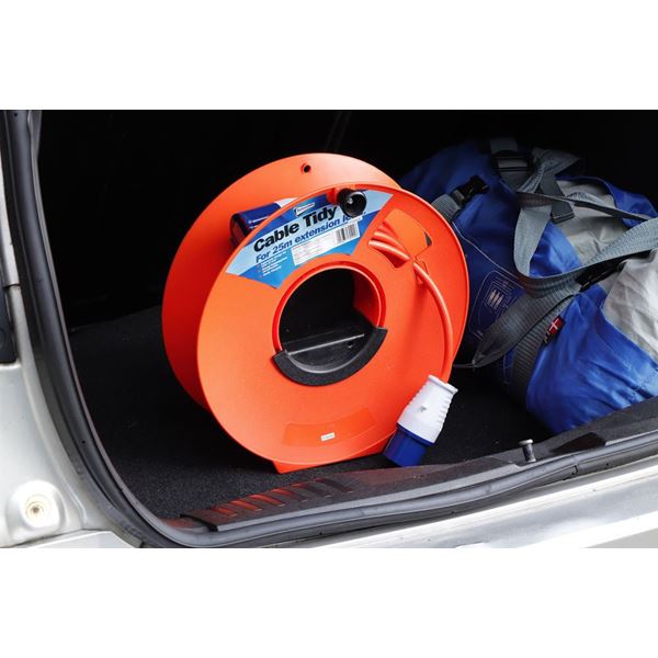 additional image for Cable Tidy Reel For 25m Hook Up Mains Lead