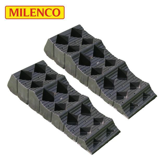 Milenco MGI Midi Level T2 Wheel Leveller Twin Pack