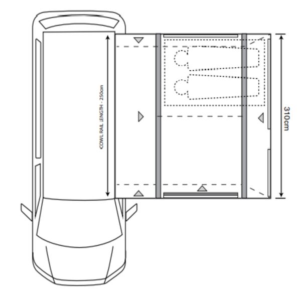 additional image for Outdoor Revolution Movelite T2R Driveaway Awning - 2024 Model
