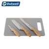 additional image for Outwell Caldas Knife Set With Cutting Board