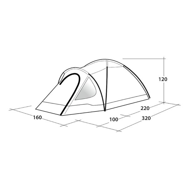 additional image for Outwell Cloud 2 Tent - 2024 Model