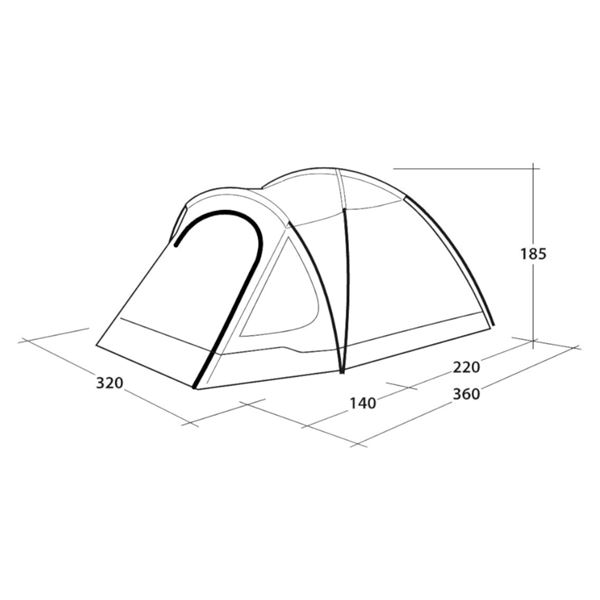 additional image for Outwell Cloud 5 Tent - 2024 Model