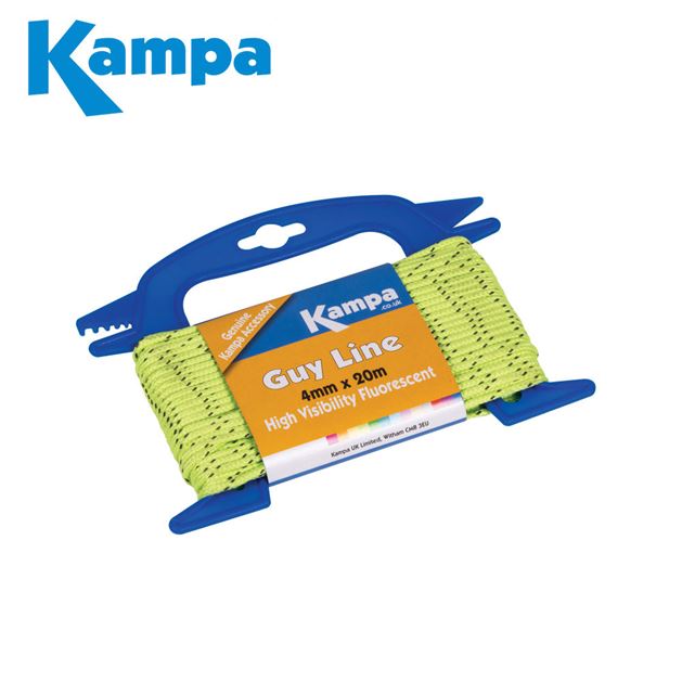 Kampa Fluorescent Guy Line 4mm x 20m