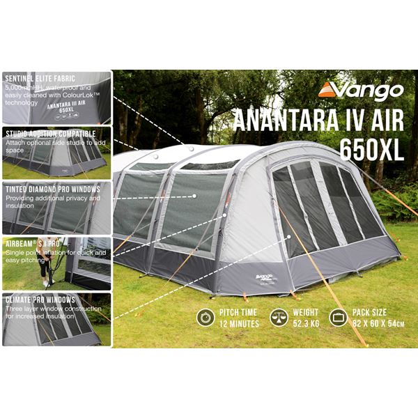additional image for Vango Anantara IV Air 650XL Tent - 2024 Model