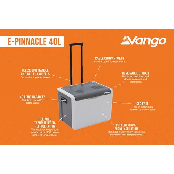 additional image for Vango E-Pinnacle 40L Electric Coolbox