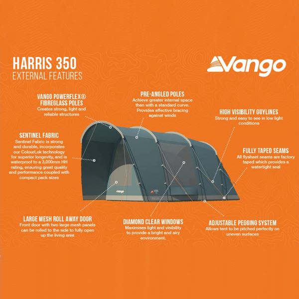 additional image for Vango Harris 350 Tent