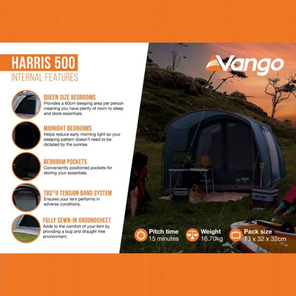 additional image for Vango Harris 500 Tent