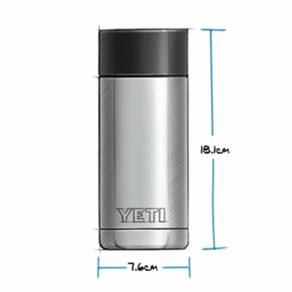 additional image for YETI Rambler 12oz Bottle With Hotshot Cap - All Colours