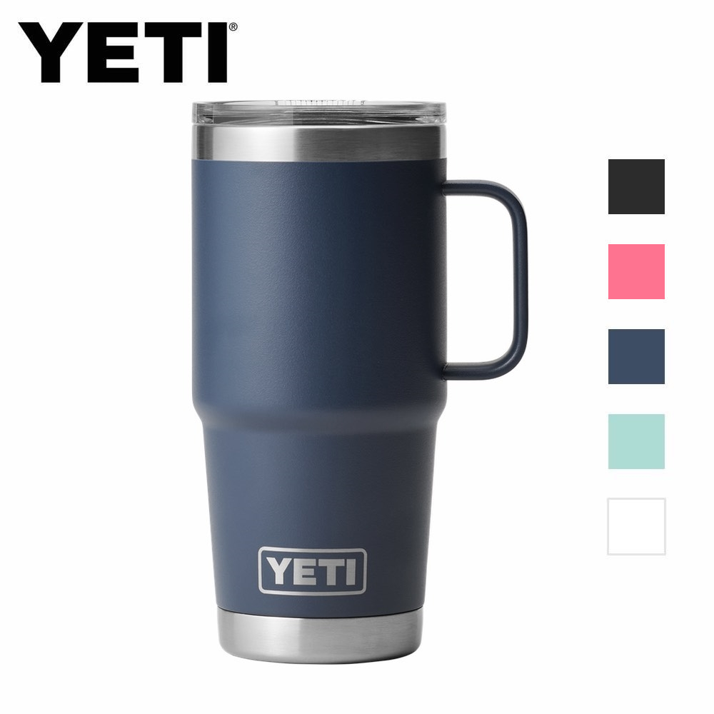 Yeti 20oz rambler travel discount mug Graphite stronghold lid