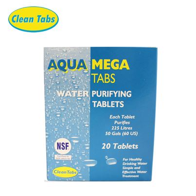 Clean Tabs Aqua Mega Water Purifying Tablets