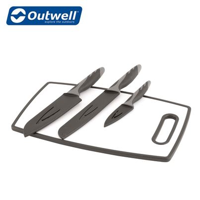 Outwell Outwell Caldas Knife Set With Cutting Board