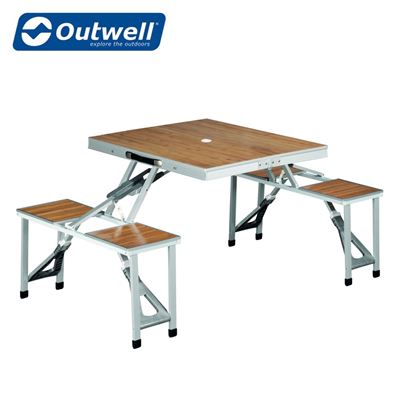 Outwell Outwell Dawson Bamboo Picnic Table