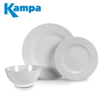 Kampa Kampa Blanco 12 Piece Melamine Set