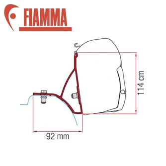 Fiamma F45 Awning Adapter Kit Trafic 2015 Onwards