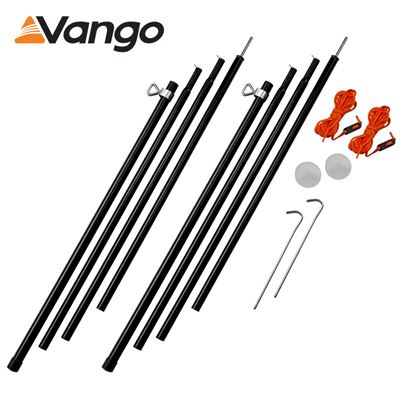 Vango Vango Adjustable Steel King Poles 180-220cm