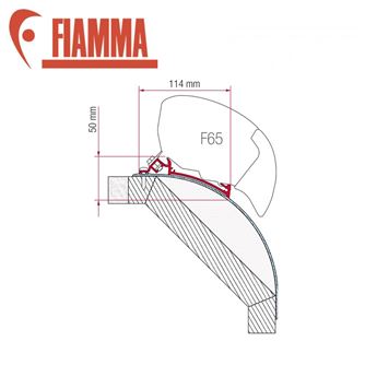 Fiamma F65 Awning Adapter Kit - Laika Kreos After 2005